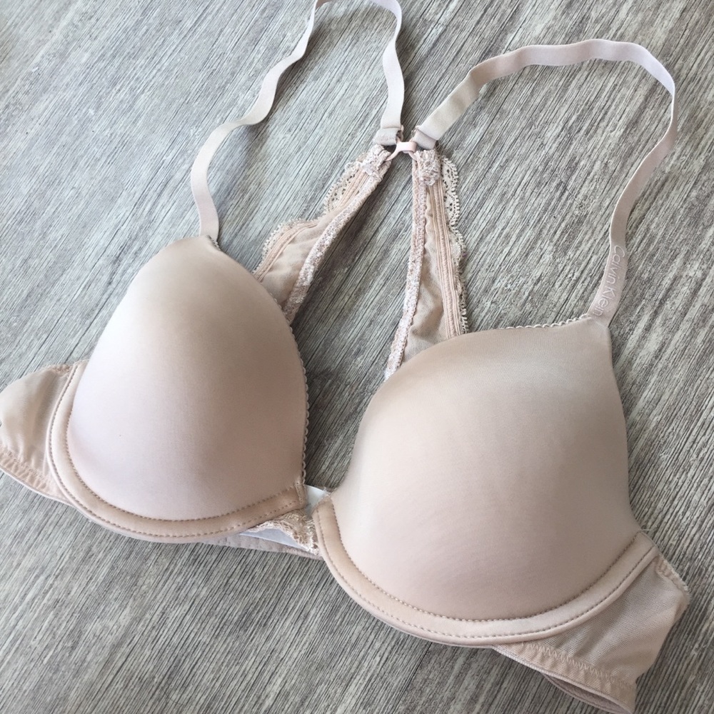 Calvin Klein Perfectly Fit Lace T-Shirt Bra 32B